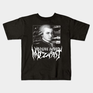 Wolfgang Amadeus Mozart Metal Kids T-Shirt